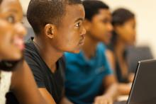 Students in class